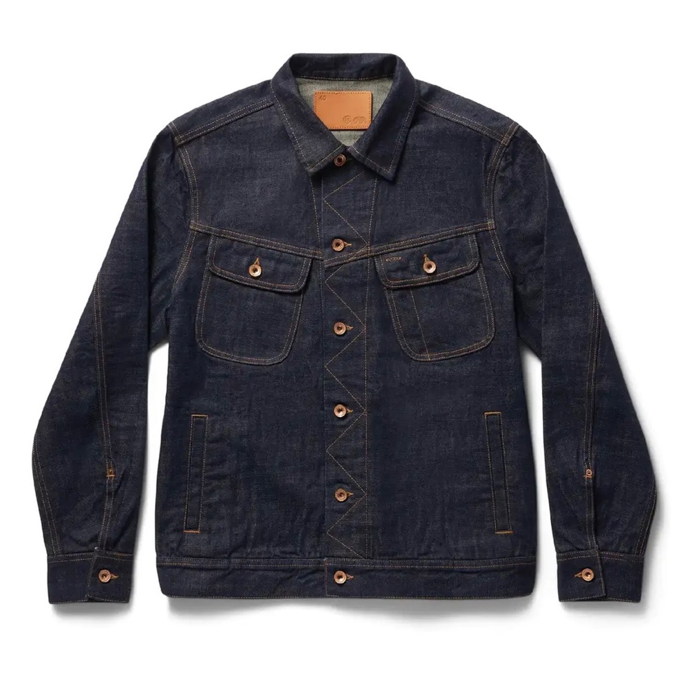 Taylor Stitch Long Haul Jacket In Rinsed Organic Selvage